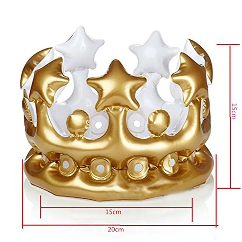 1 шт. надувная шляпа в виде короны|Шляпы для вечеринок| |