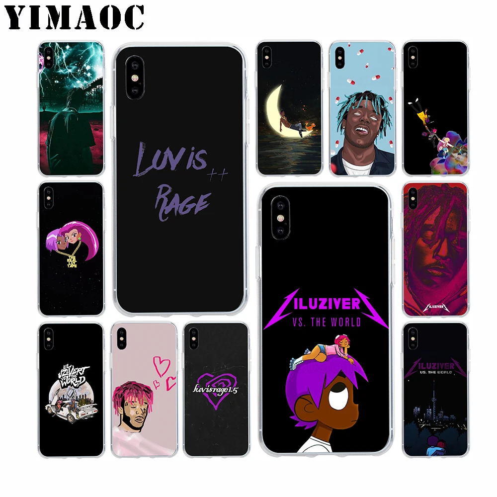 YIMAOC Lil Uzi Vert luv Soft Silicone Case for Apple Iphone 11 Pro Xr Xs Max X 10 8 Plus 7 6S 6 SE 5S 5 7Plus 8Plus |