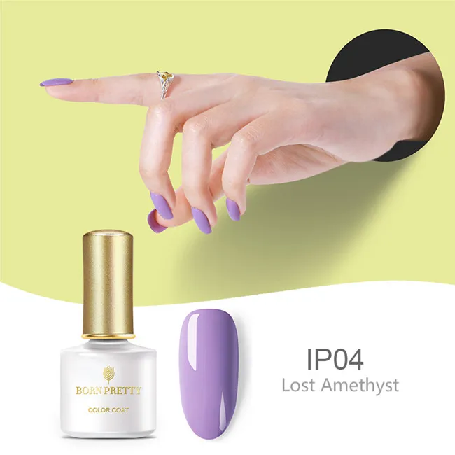 Серия BORN PRETTY Iris фиолетовый УФ-Гель-лак 6 мл чистый цвет ногтей Гель-лак для ногтей отмачиваемый Гель-лак для ногтей - Цвет: Lost Amethyst