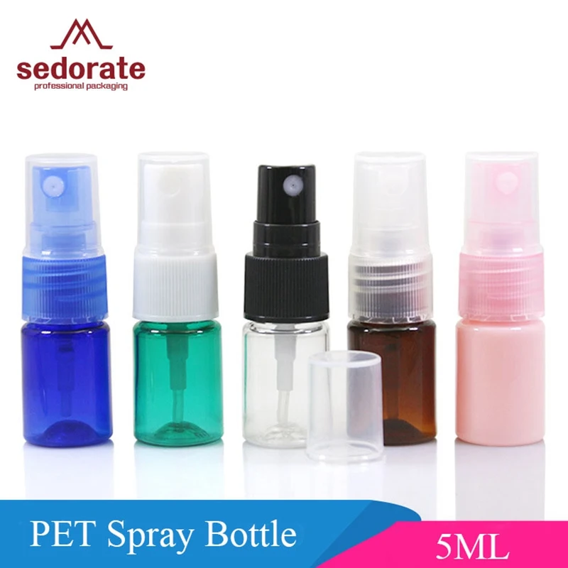 Sedorate 50 шт./лот мини флаконы пластиковые ПЭТ бутылки косметические пустые