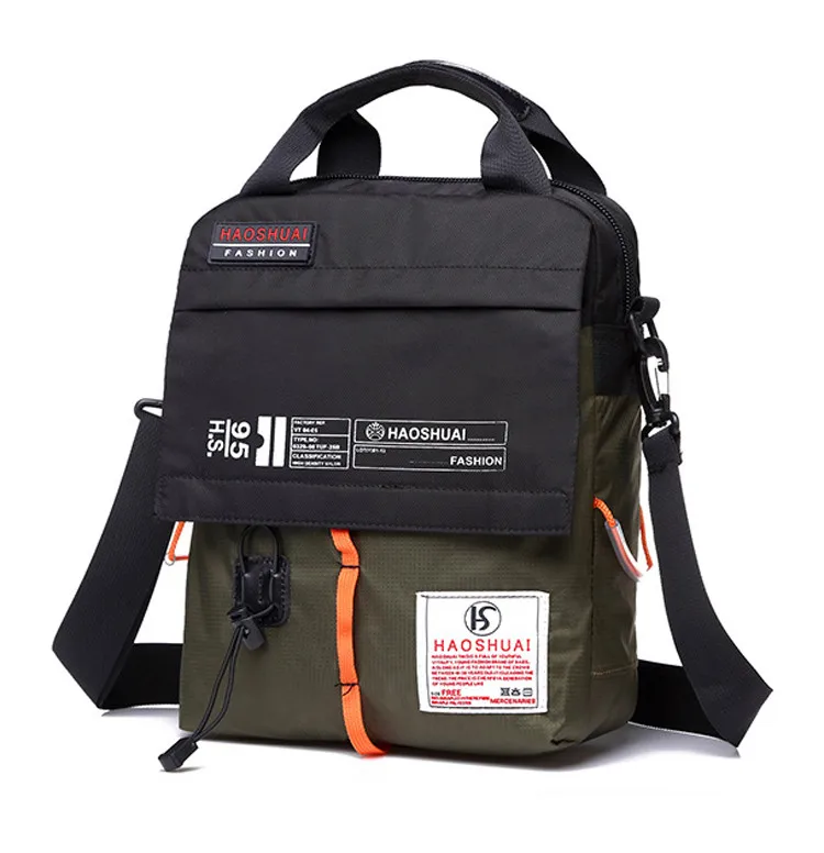 Сумка многофункциональный Для мужчин мешок ретро сумки Для женщин нейлон Сумки плеча Курьерские сумки для отдыха Вышивка Крестом Пакет