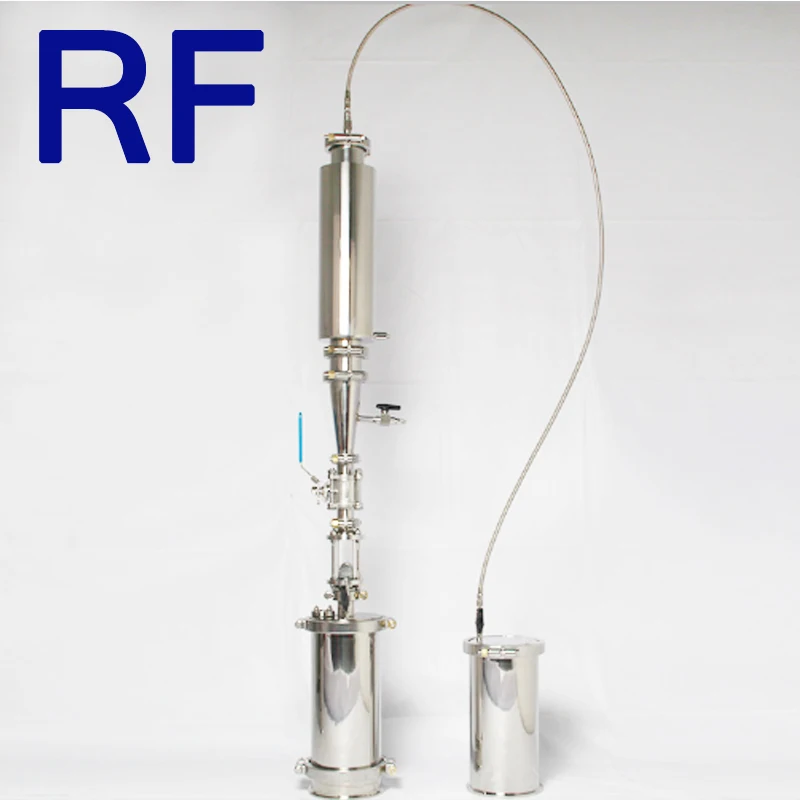 RF 1LB Тип C SS304 санитарно нержавеющая сталь мелиорация травяные девоксирования экстрактор bho, Пассивный/Активный замкнутый цикл системы