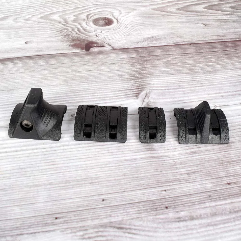 4 шт./компл. EMagpul ручной единый набор защита для рук панели Пикатинни Handguard Обложка BK