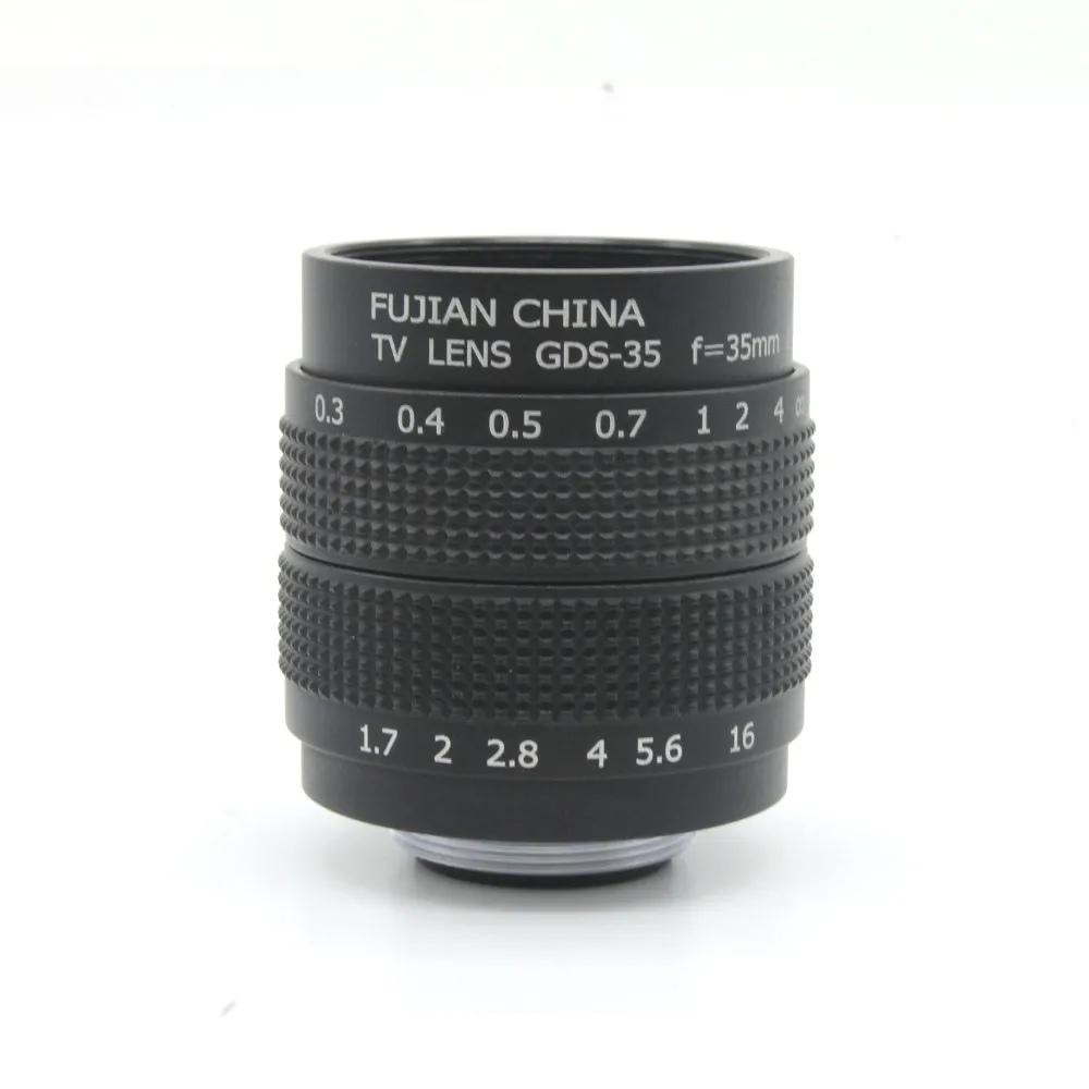 Fujian 35 мм f/1 7 объектив камеры видеонаблюдения для M4/3 / MFT Крепление и адаптер