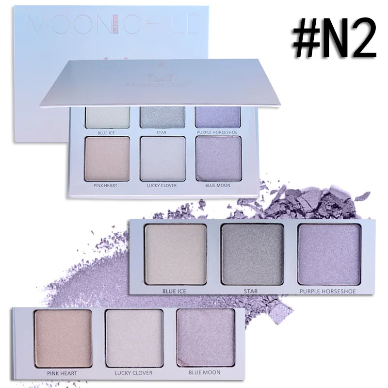 Мисс роуз официальный 6 цветов затенение + Подсветка Pallete долговечный матовый