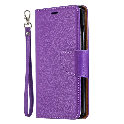 violet Чехол для samsung Galaxy A70 Роскошный кошелек Подставка слот для карт Магнитный чехол для книги Galaxy a50 a40 a20 a30 откидная кожа - Цвет: violet