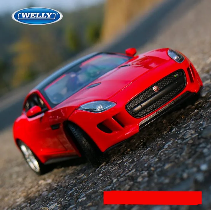 1:24 передовая Автомобильная игрушка из сплава спортивный автомобиль Jaguar T type