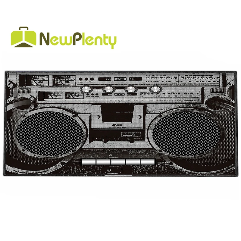 Удлиненный игровой коврик для мыши XXL Прошитые края водонепроницаемый широкий и