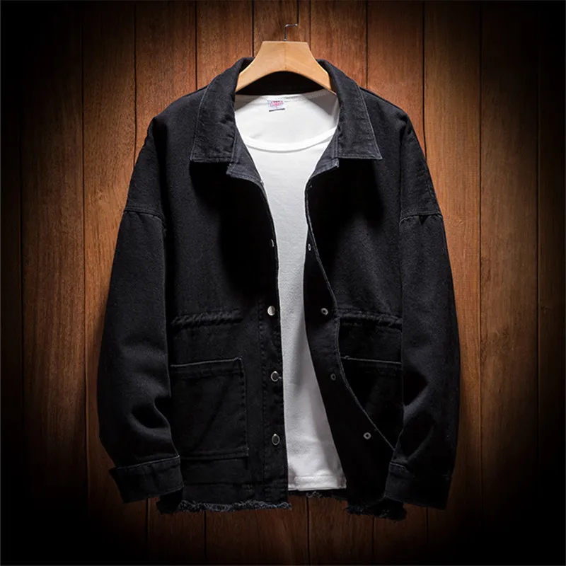 Новинка 2018 осенние мужские тренчи куртка с воротником повседневные джинсовые