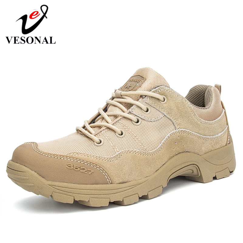 VESONAL Brand Male Sneakers Shoes For Men Adult Non-Slip Casual Footwear Quality Outdoor Hiking Comfortable Breathable | Обувь