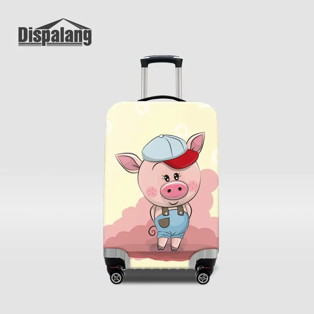 Luggage Cover17 Dispalang лиса свинья Сова Единорог принт защитный чехол на чемодан для 18-32 дюймов детей женщин мультфильм аксессуары для путешествий - Цвет: Luggage Cover17