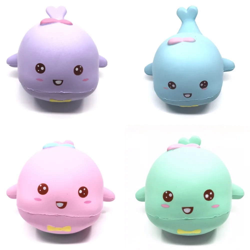 15 см гигантский милый КИТ мягкий и медленно поднимающийся ароматизированный