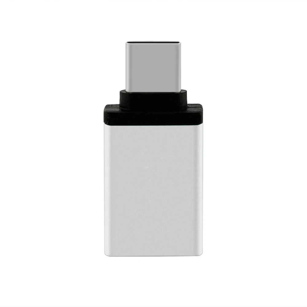 CHYI type-C штекер USB 3,0 Женский концентратор конвертер Mini USB 3,1 сплиттер type C адаптер синий Usb3.0 хаб для Macbook компьютера - Цвет: Серебристый