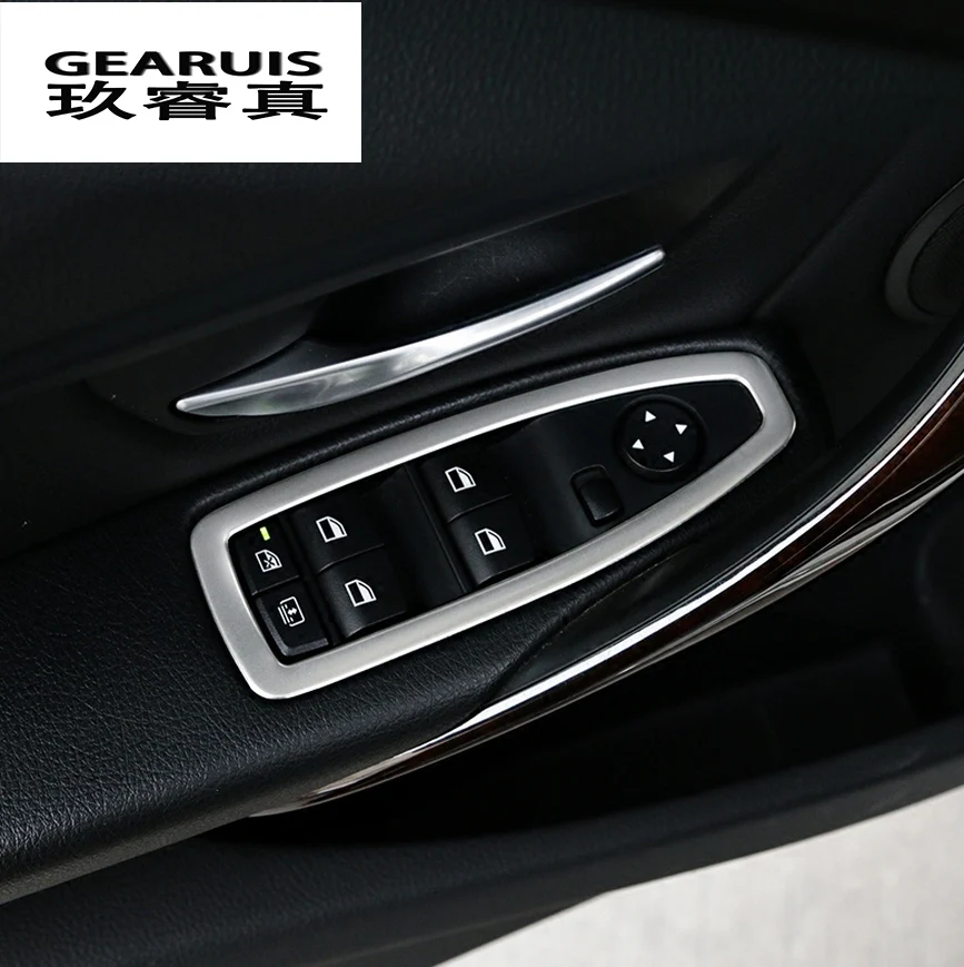 4 шт. двери автомобиля подлокотник панель украшения интерьера окна стекло Лифт