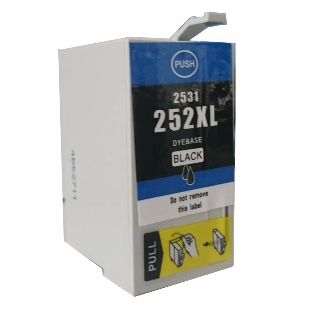 10 упаковок совместимый Восстановленный для Epson 252 252XL картридж комбинированный