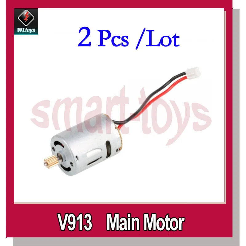

2Pcs V913-14 Main Motor for wltoys V913 Helicopter spare parts