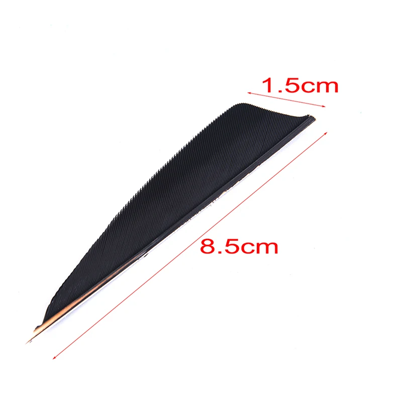 

50pcs 5Color Archery Fletches Arrow Feathers Turkey Feather Hunting Arrow Accessories-3inch Fletchings Arrow Accessories