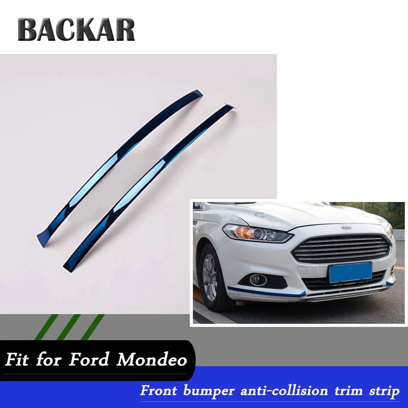 Наклейка из нержавеющей стали BACKAR для стайлинга автомобиля Ford Mondeo MK5 MKV 2017