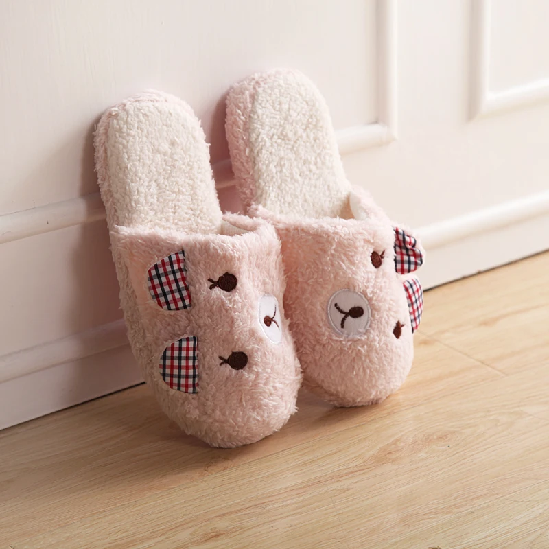 ome Furnishing cotton slippers shoes for men and women section of confinement in autumn winter indoor |