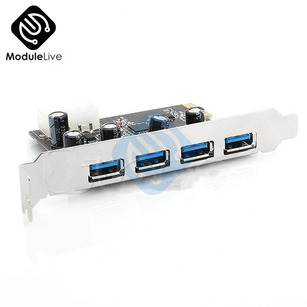 Карта расширения PCI E Express с 4 портами SuperSpeed USB 3 0 e адаптер для Mac Pro|card card|card usbcard adapter |