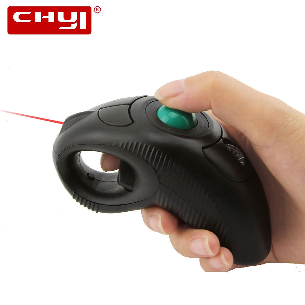 Мышь беспроводная CHUYI Trackball 2 4 ГГц 1000 DPI с лазерной указкой | Компьютеры и офис