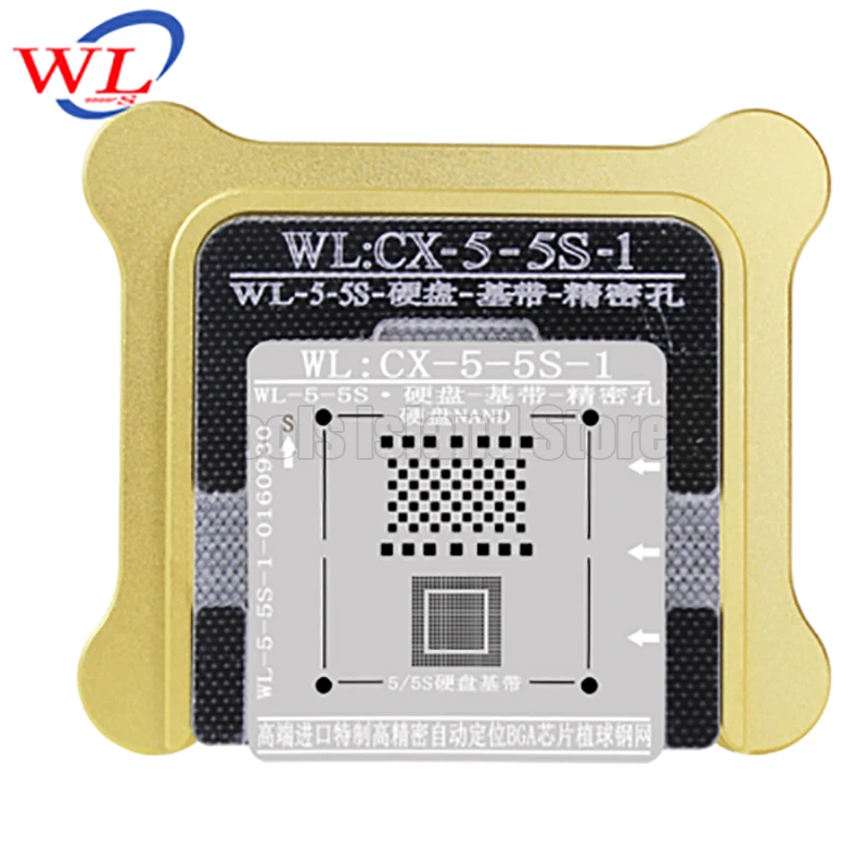 WL лучший для iphone 5 5S 6 6s 7 Plus NAND процессор BGA reball Tin Net HDD Baseband трафарет отличный