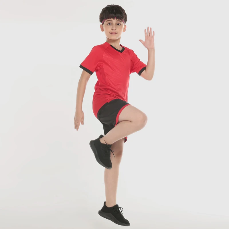 Быстросохнущие детские мужские футбольные Трикотажные изделия футболки