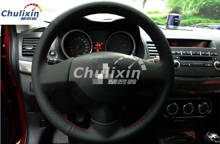 

Чехол на руль автомобиля, из натуральной кожи, для Mitsubishi ASX, Lancer-ex, outlander