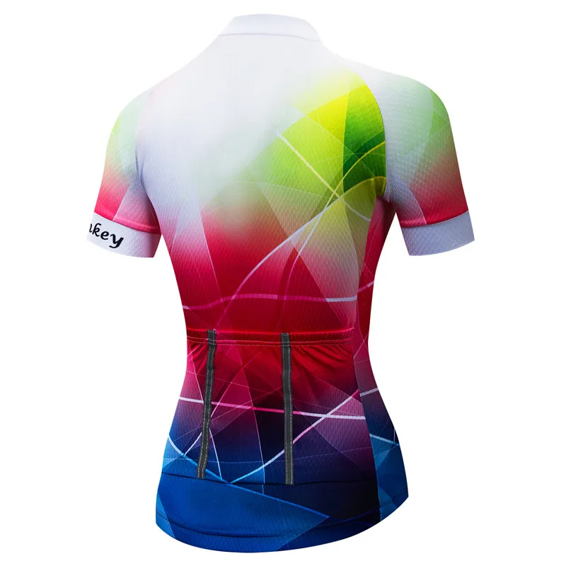 Weimostar Велоспорт Джерси Для женщин велосипед короткий рукав MTB Ropa Ciclismo