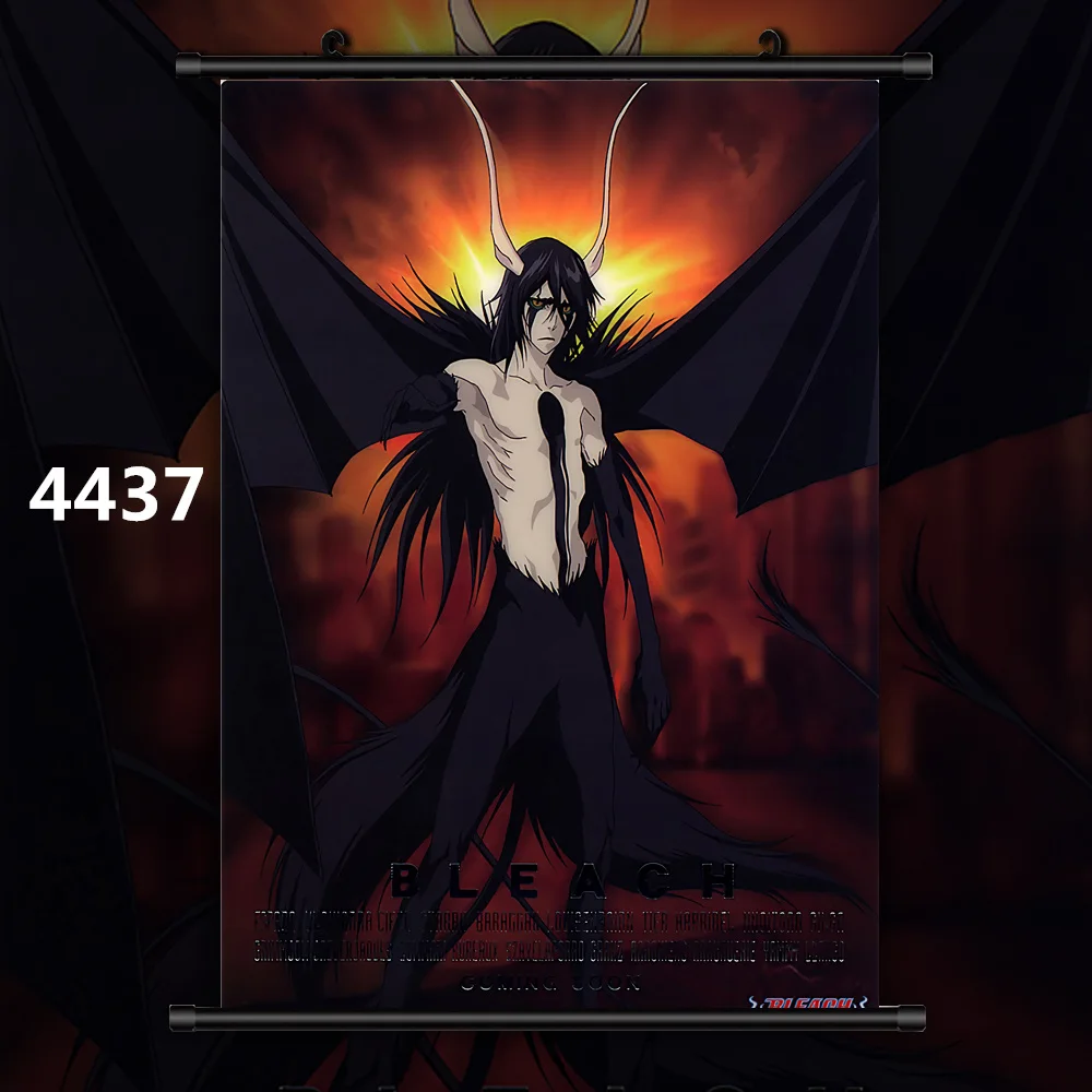 4437 Bleach Ulquiorra Cifer Аниме Манга настенный плакат свиток C - Цвет: 4437