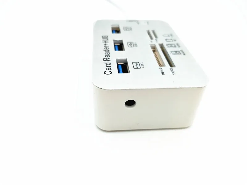 3-портовый Алюминиевый USB 3 0 концентратор MS SD M2 TF Многофункциональный адаптер для
