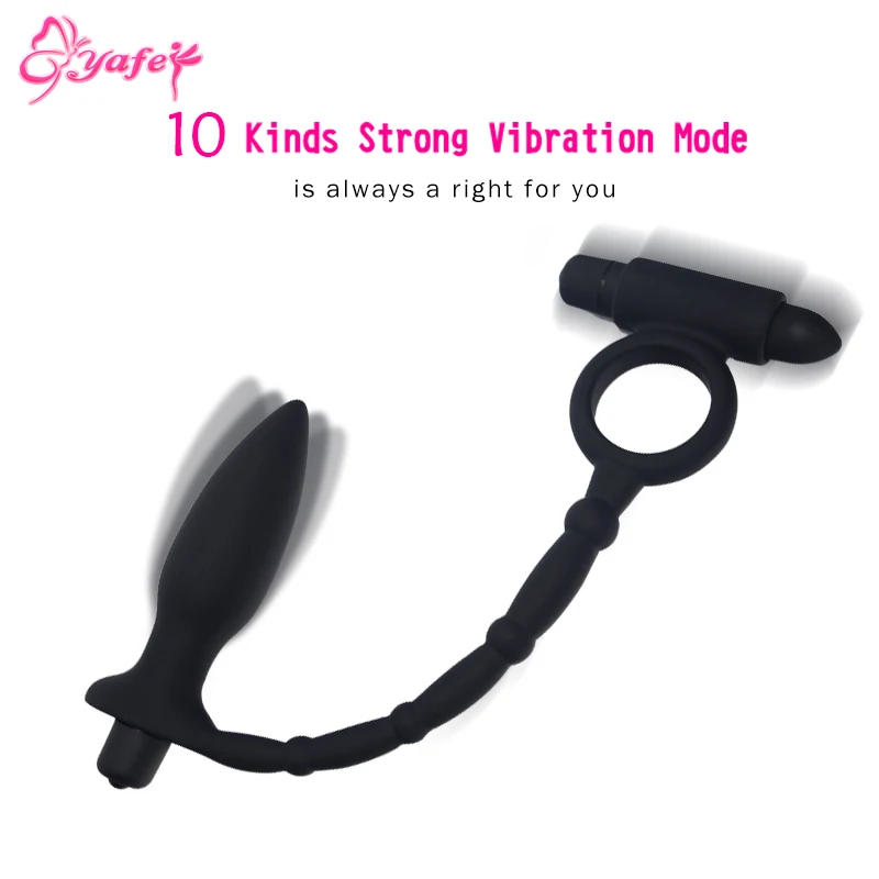 YAFEI мужской фантазийный силиконовый вибратор массажер простаты стимулятор