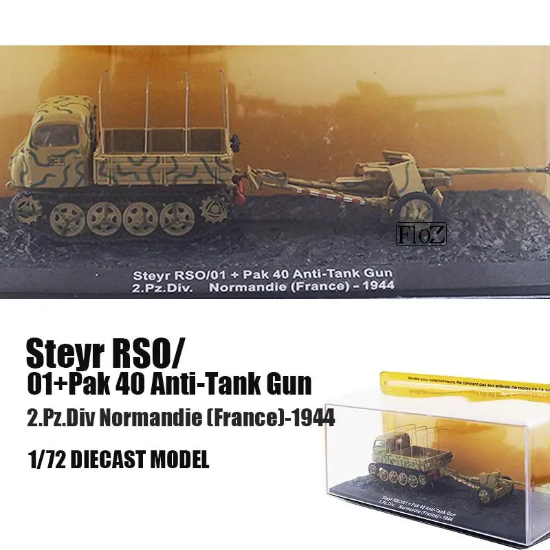 Steyr RSO/01 + Pak 40 анти Танк пистолет 2.Pz. Div Normandie Франция 1/72 трактор IXO| |