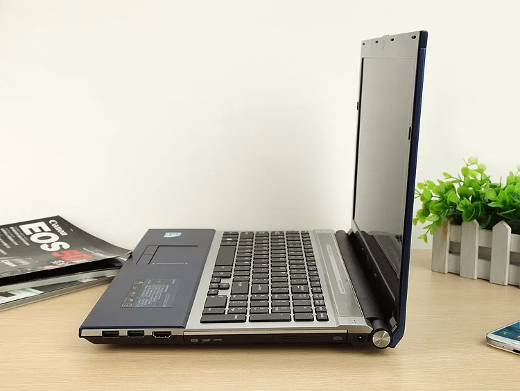 Игровой ультрабук 15," i7 SSD 512 ГБ, 8 ГБ ОЗУ, процессор Intel Core i7, Windows 10/7, DVD, металлический ноутбук, арабский, AZERTY, испанская, русская клавиатура