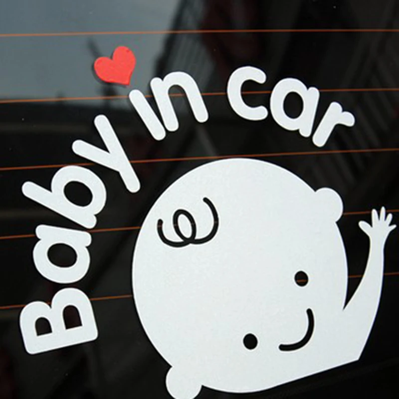 Стикер для автомобиля Baby In Car Design печатные наклейки на автомобиль красный