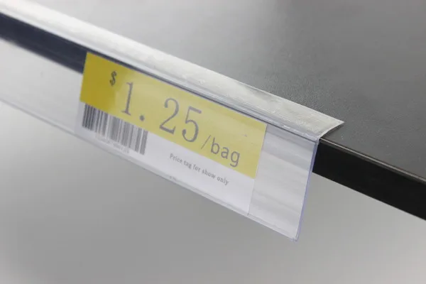 L клейкая полка для защиты краев ценник держатель этикеток зажим ленты талкер ПВХ