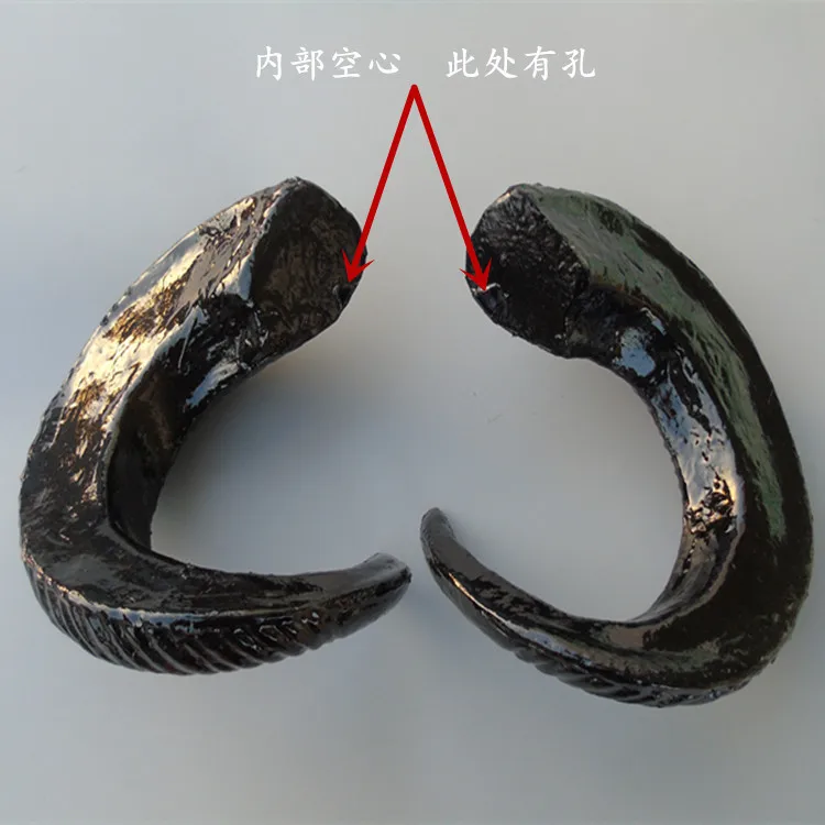 

DIY Demon Evil horn Handmade Sheep horns cosplay Headwear Gothic Headband Halloween Props Hairband simulation animal sheep horn