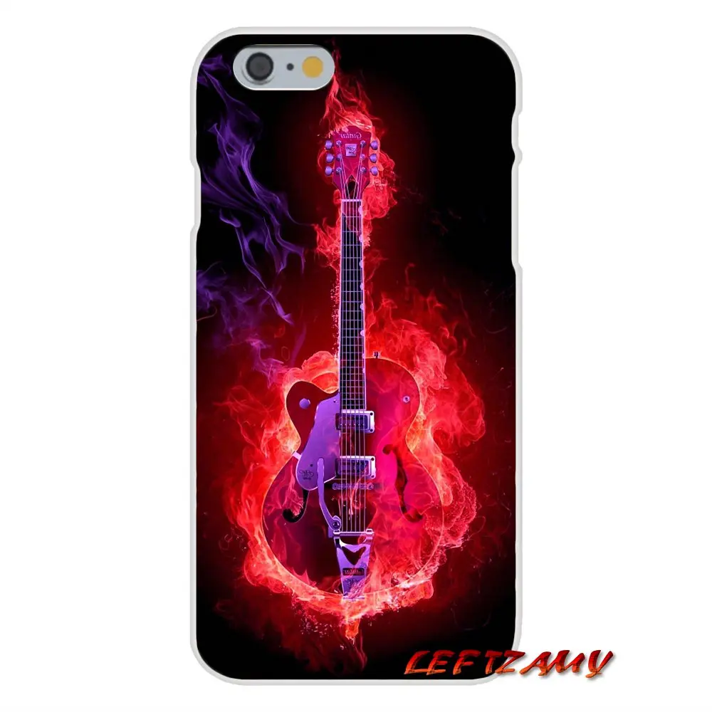 Силиконовый чехол для Xiaomi Mi6 Mi 6 A1 Max Mix 2 5X 6X Redmi Note 5 5A 4X 4A 4 3 Plus Pro music key and notes burning guitar |