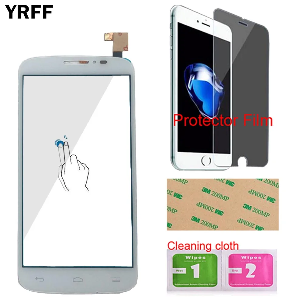 White No Tools Сенсорная панель для Alcatel One touch Pop C7 7041 OT-7041D 7041X OT7040D 7040E 7041D Защитная пленка для сенсорного экрана - Цвет: White No Tools