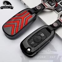 6 color zinc alloy fold smart car key case cover for opel astra buick encore verano envision lacrosse new car styling