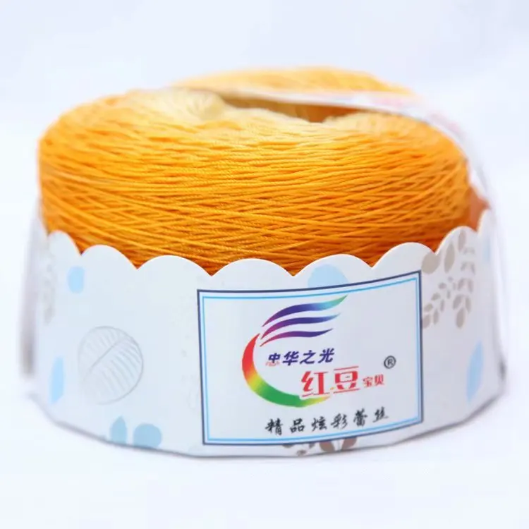 100% хлопковая кружевная пряжа высокого качества красочная и визуально Новая