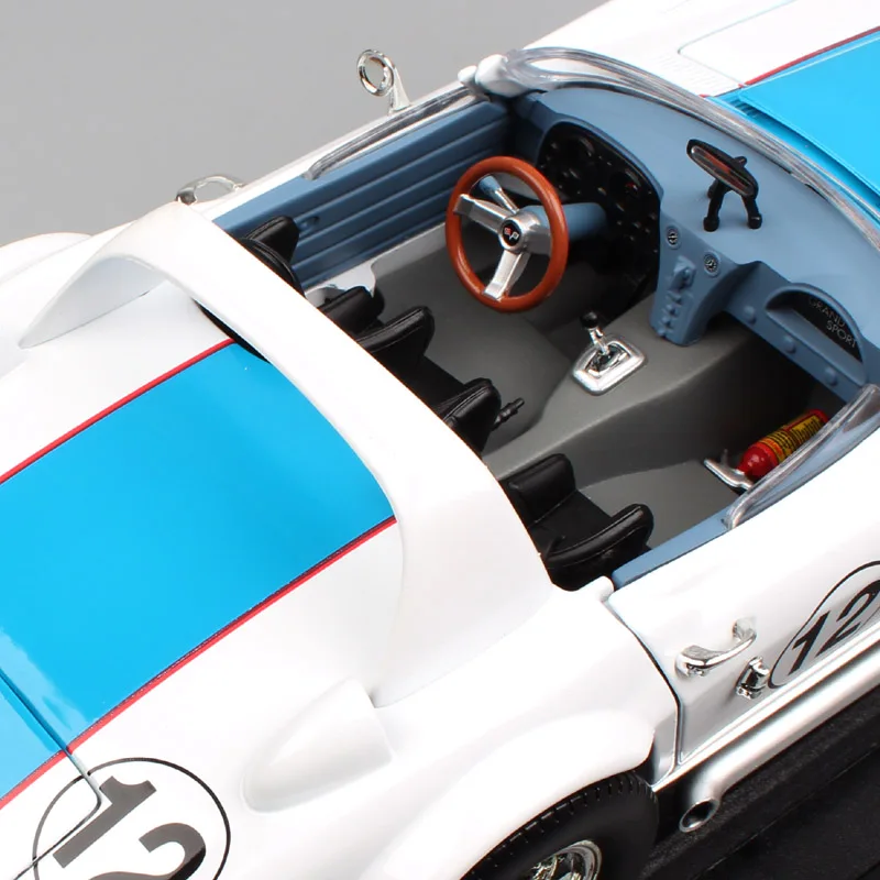 1/18 дорожный знак 1964 Chevrolet Corvette Chevy StingRay Grand Sport Diecasts& Toy Vehicles масштабная модель машинки модель для детей мальчик