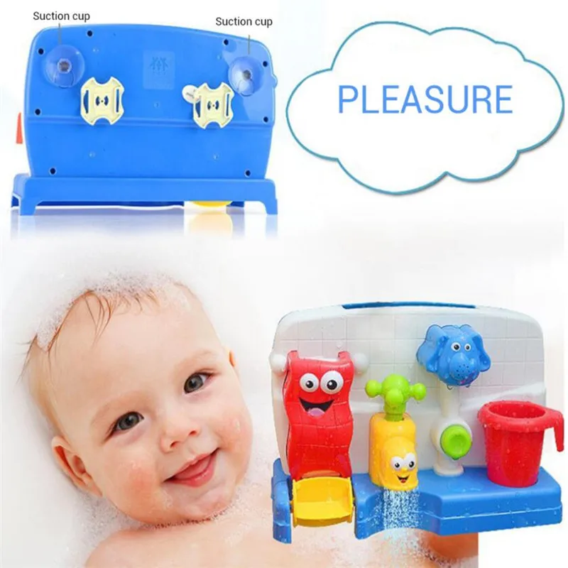 Мультфильм кран водяной спрей ванная комната играть игрушки Ванна Душ купальная