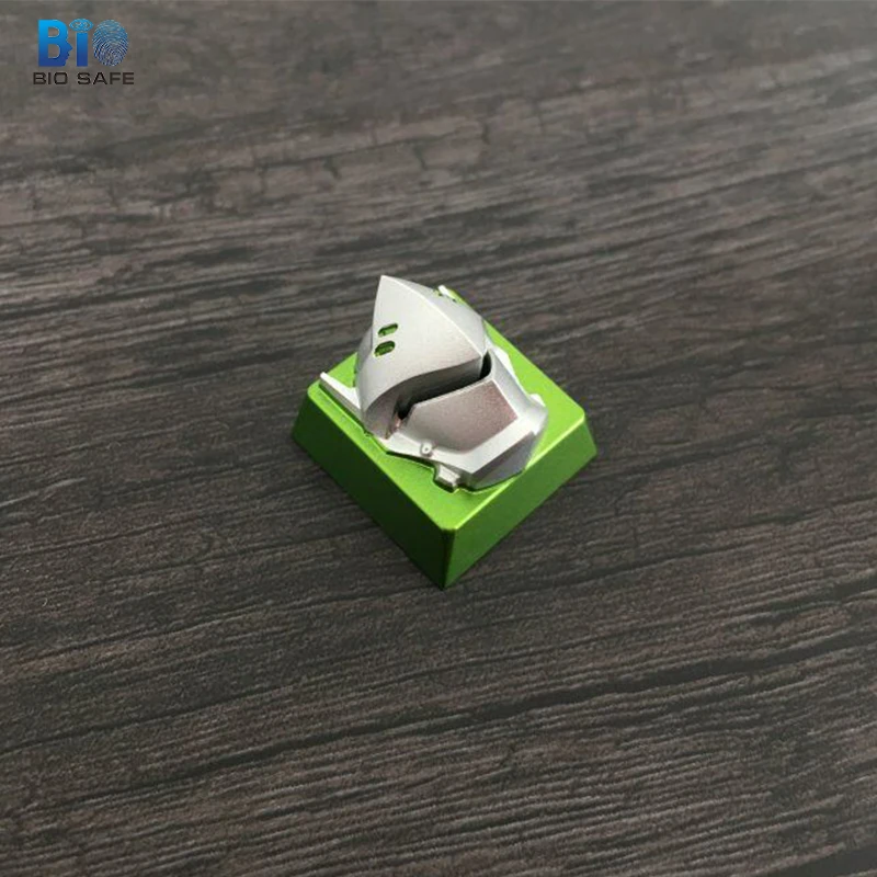 [Hfбезопасности] Genji подсветка ESC Keyset алюминиевые металлические клавиши на клавиатуру для механической клавиатуры геймеров OEM Key cap - Цвет: Зеленый