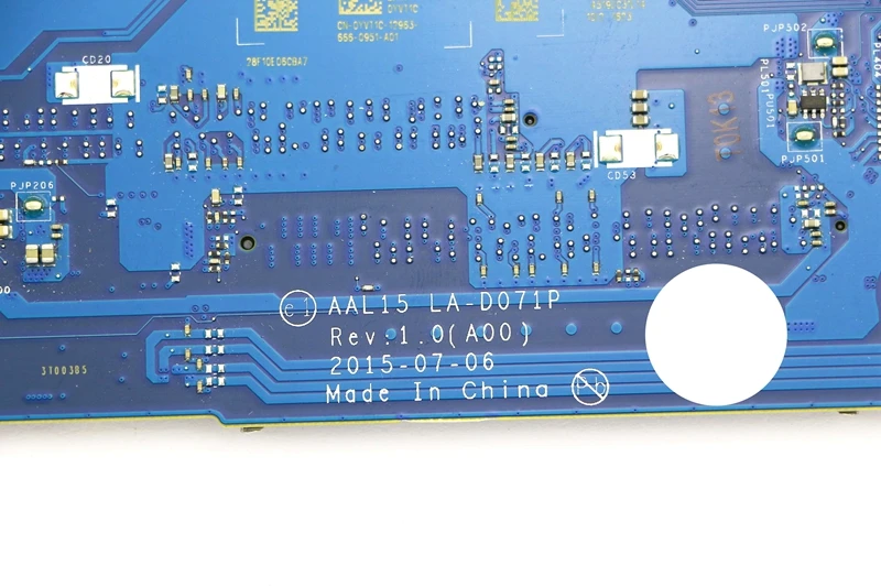 CN-0YVT1C 0YVT1C YVT1C работающая материнская плата ноутбук AAL15 LA-D071P w/i7-6500U Процессор& R5 M335 4G GPU для Dell Inspiron 15 5559