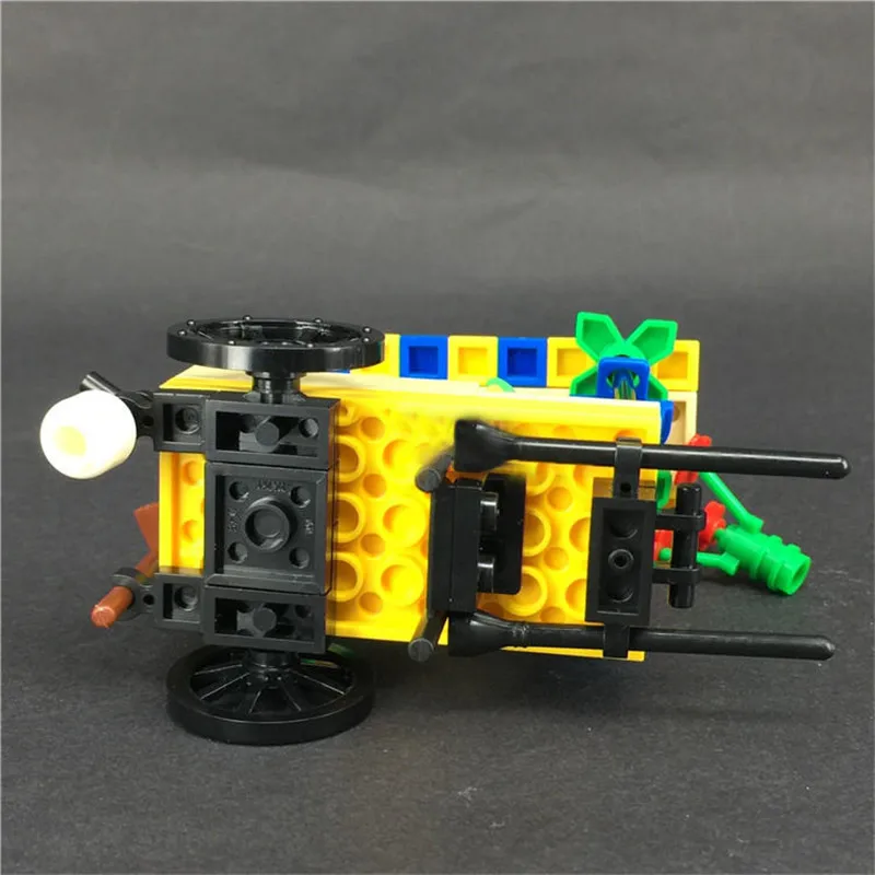 Игрушечный цветок магазин автомобилей строительные блоки городской уличный сад