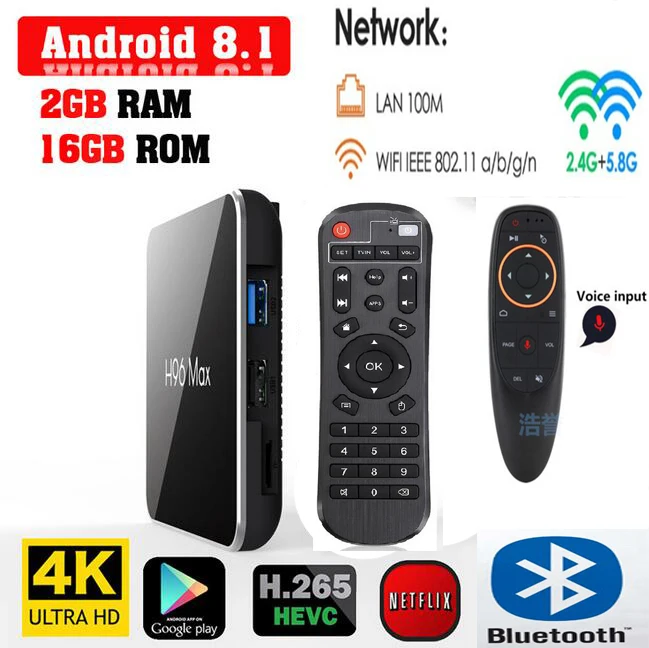 2g g10 H96 Max X2 Android 9,0 tv Box Amlogic S905X2 4 ГБ/32 ГБ 64 Гб двойной WiFi Bluetooth USB 3,0 4K H96 max plus дополнительная клавиатура - Цвет: 2g g10