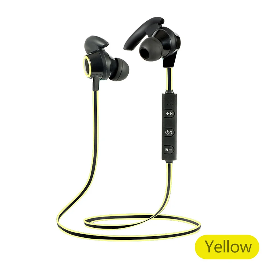 Yellow TiYiViRi AMW-810 спортивные Bluetooth наушники беспроводные Bluetooth V4.1 наушники стерео бас гарнитура с микрофоном для huawei iPhone - Цвет: Yellow