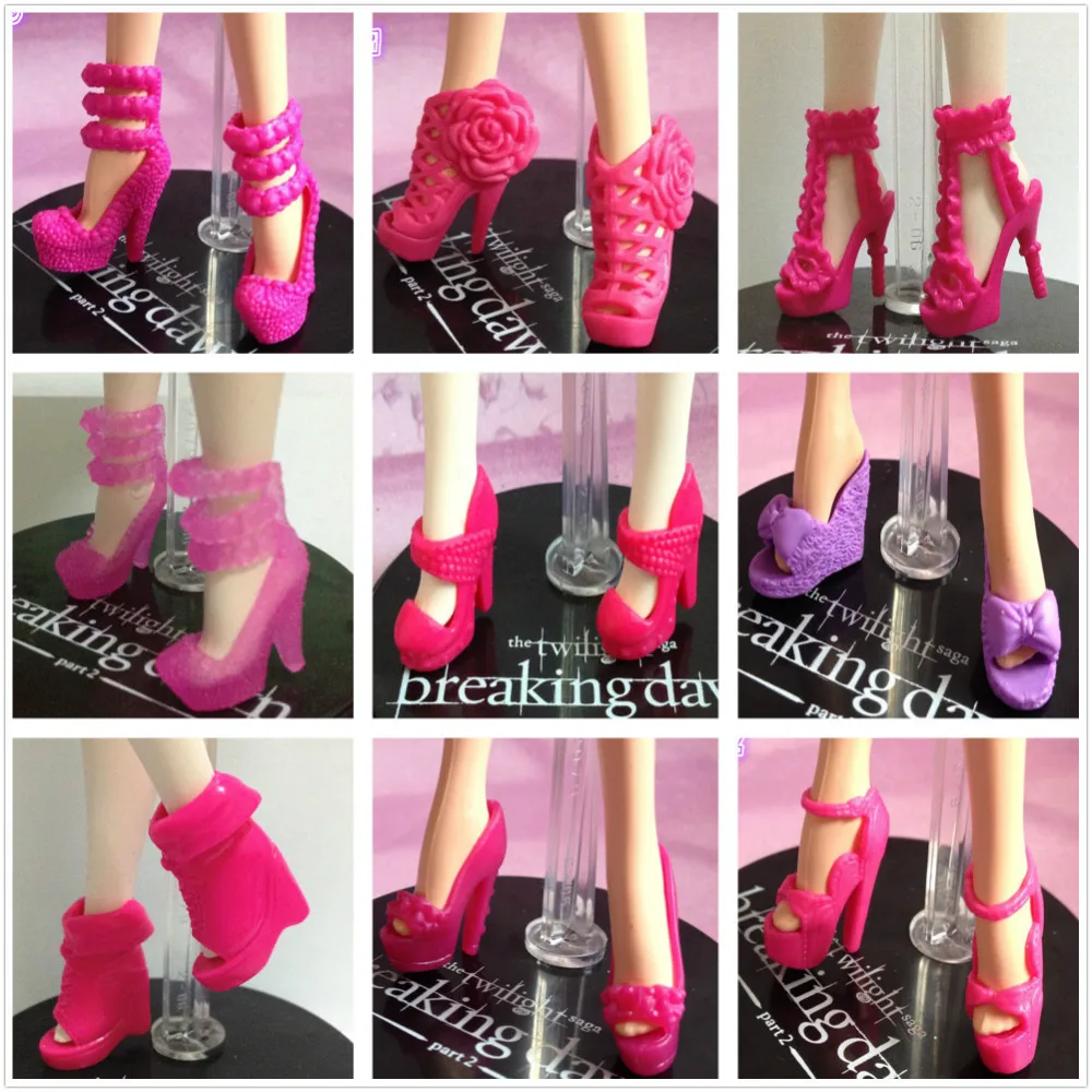 Girl Gift Most Beautiful Varities Of Styles Colors Top Quality 1/6 Dolls Sandals Boots Original Fashion Doll Shoes 30Pairs/lot | Игрушки и