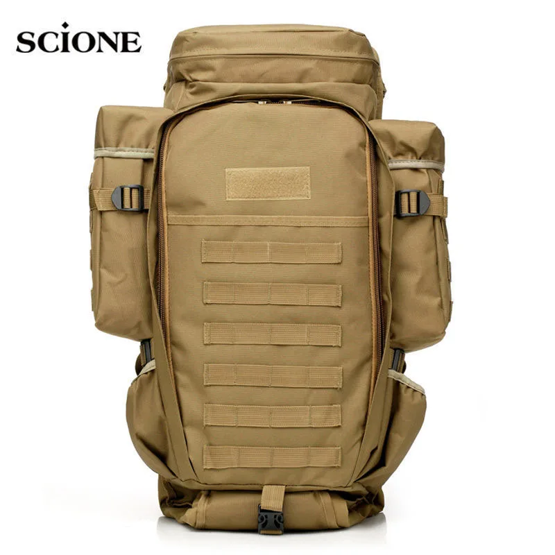 USMC Military Molle Bag Camping Tactical Backpack Men Large Waterproof Travel Outdoor Sport Bag Shoulder Rifle Rucksack XA433WA